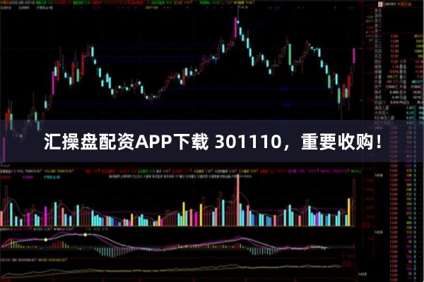 汇操盘配资APP下载 301110，重要收购！